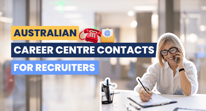 Australian career centre contacts for recruiter